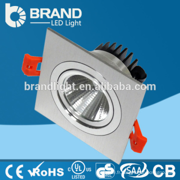 Factory Sales 7W Square COB LED Downlight, LED Carré Downlight